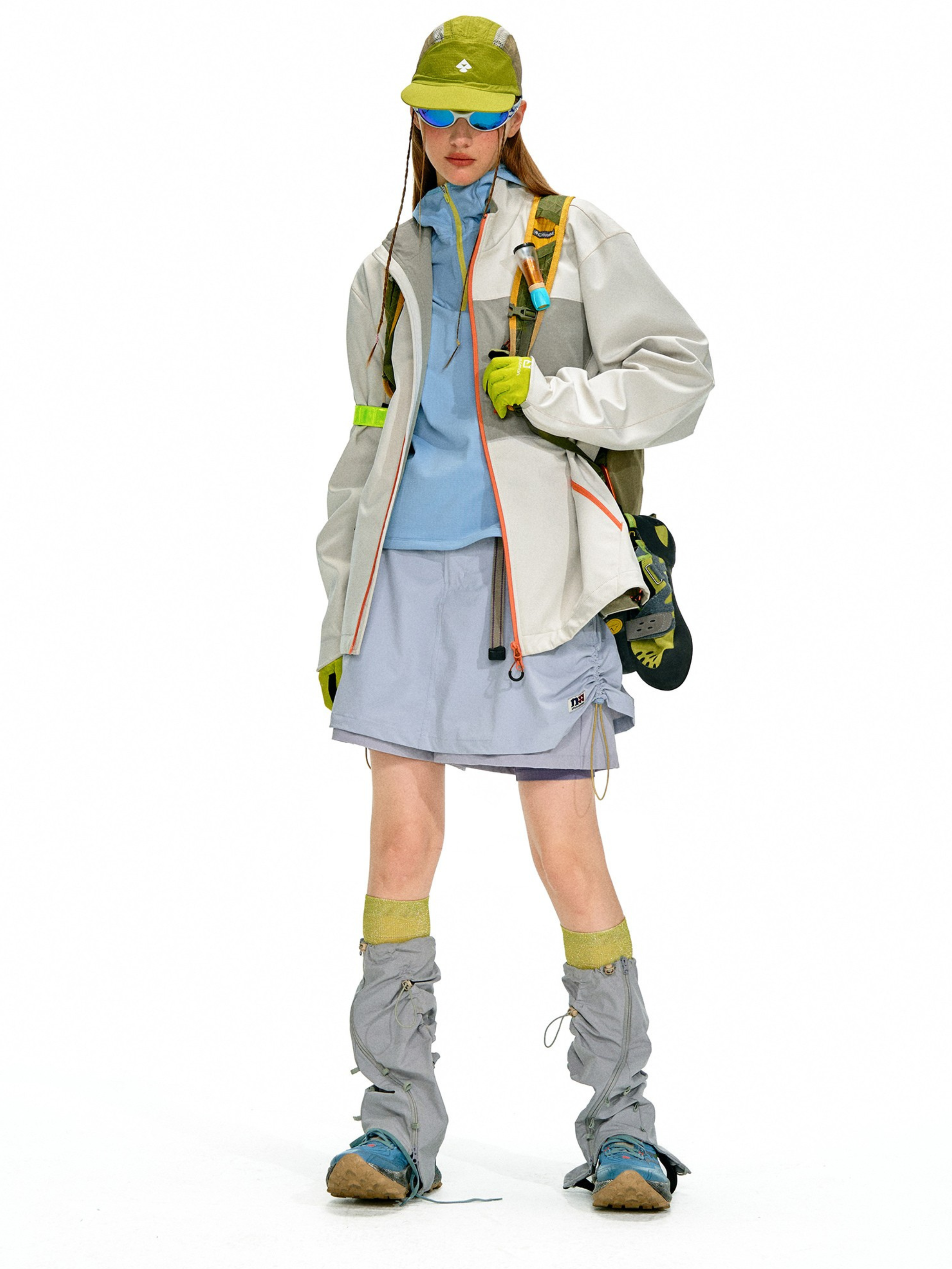 Driftcore - Unisex Teflon Water-Repellent Colorblock Stand Collar Jacket