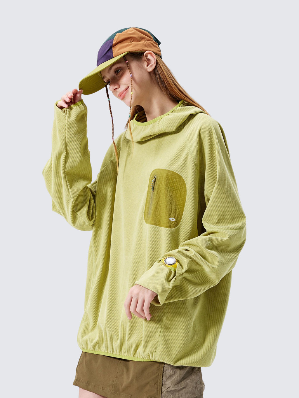 Crag - Moisture-Wicking High Neck Hoodie Base Layer