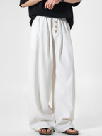 Forestfall - Men's Button-Detail Relaxed Straight-Leg Pants