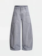Ironcrest - Men's Washed Cotton Large Pockets Pants