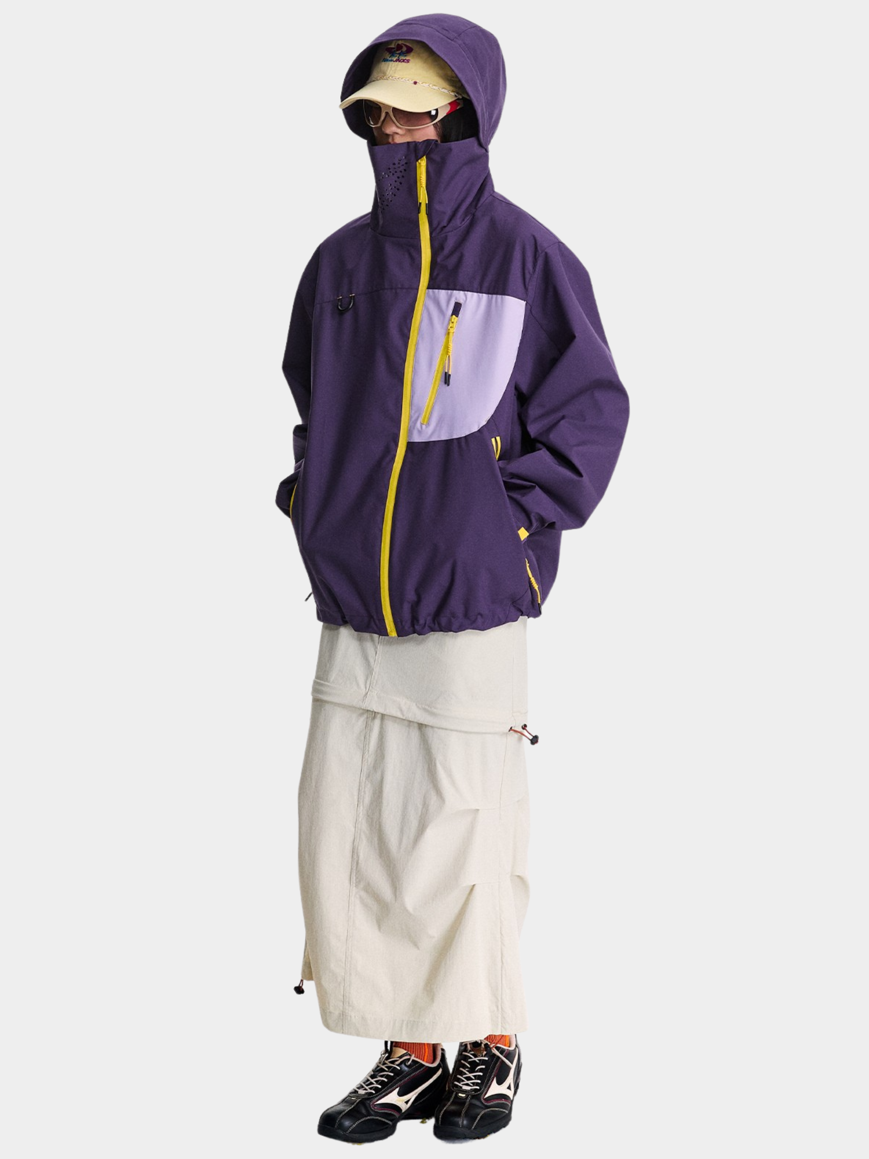 EchoPort - Water-Repellent & Windproof Colorblock Hard Shell Jacket