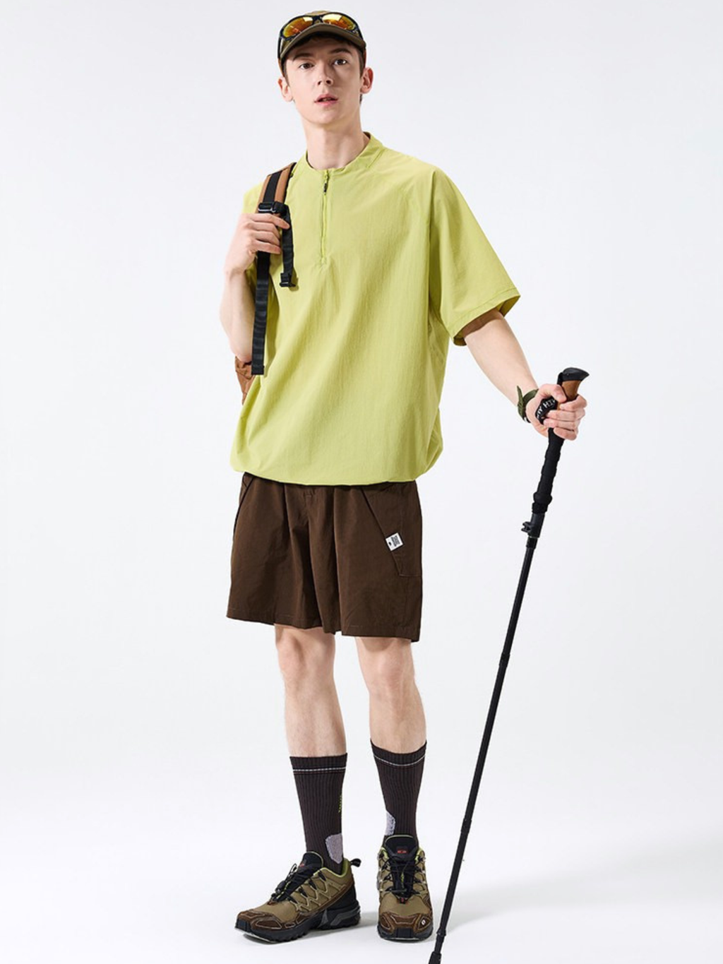VentFlow - Unisex Moisture-Wicking Half-Zip Quick-Dry T-Shirt