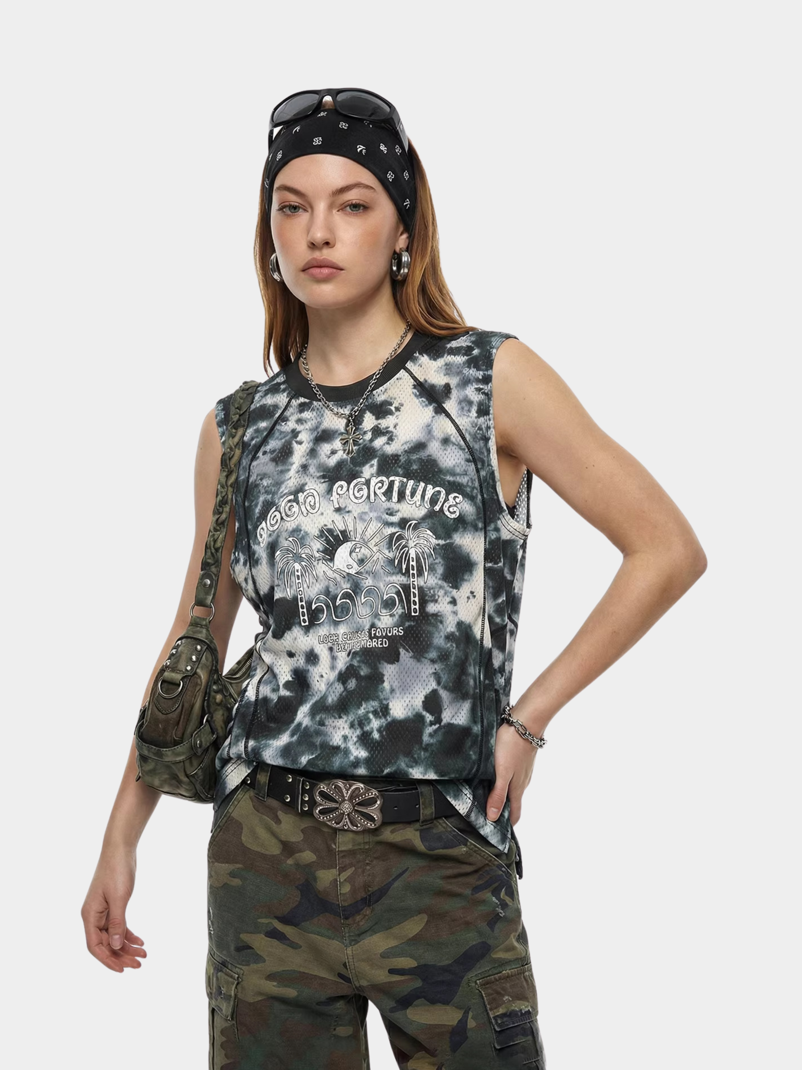 BlazeTrail - Unisex Digital Print Cooling & Quick-Dry Performance Tank