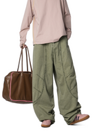 Freewind - Men's Pure Cotton Straight-Leg Loose Scimitar Pants