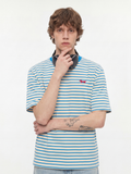 StillCloak - Striped Embroidered Cotton Relaxed T-Shirt