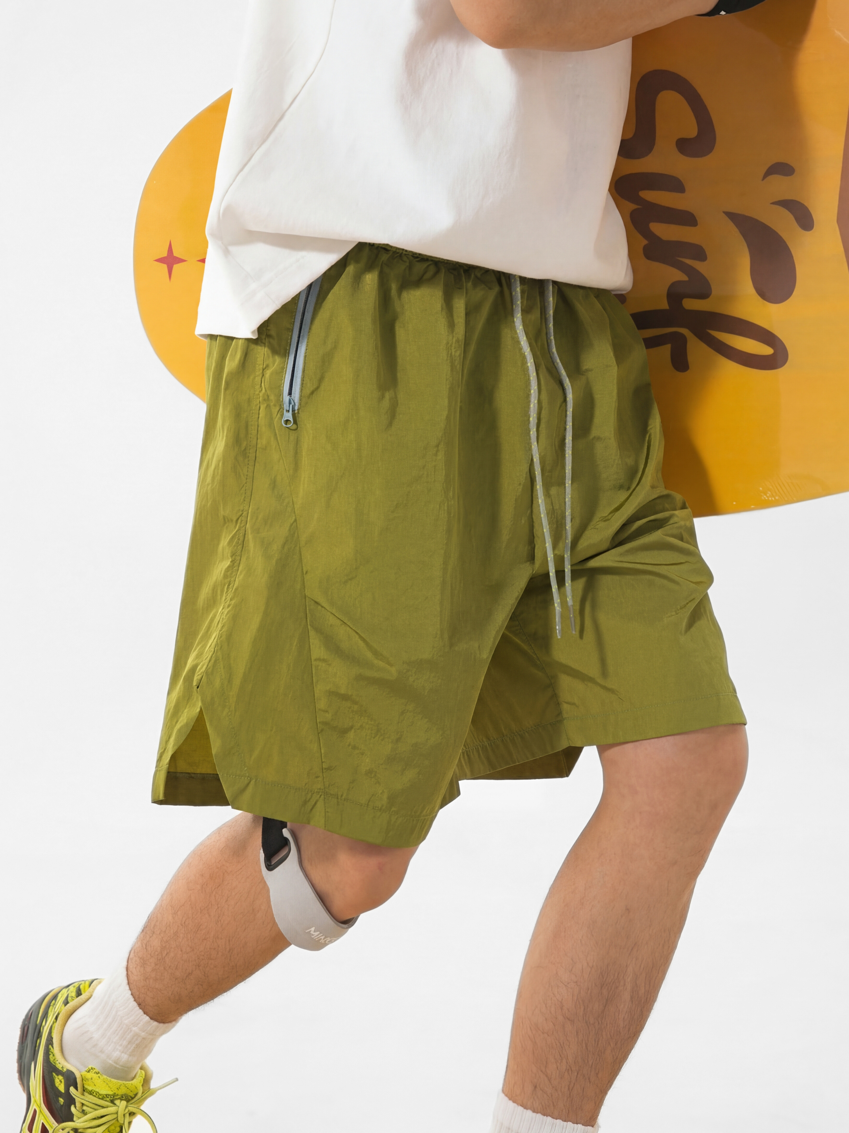 Grovefall - Men's Metallic Colorblock Water-Repellent Shorts