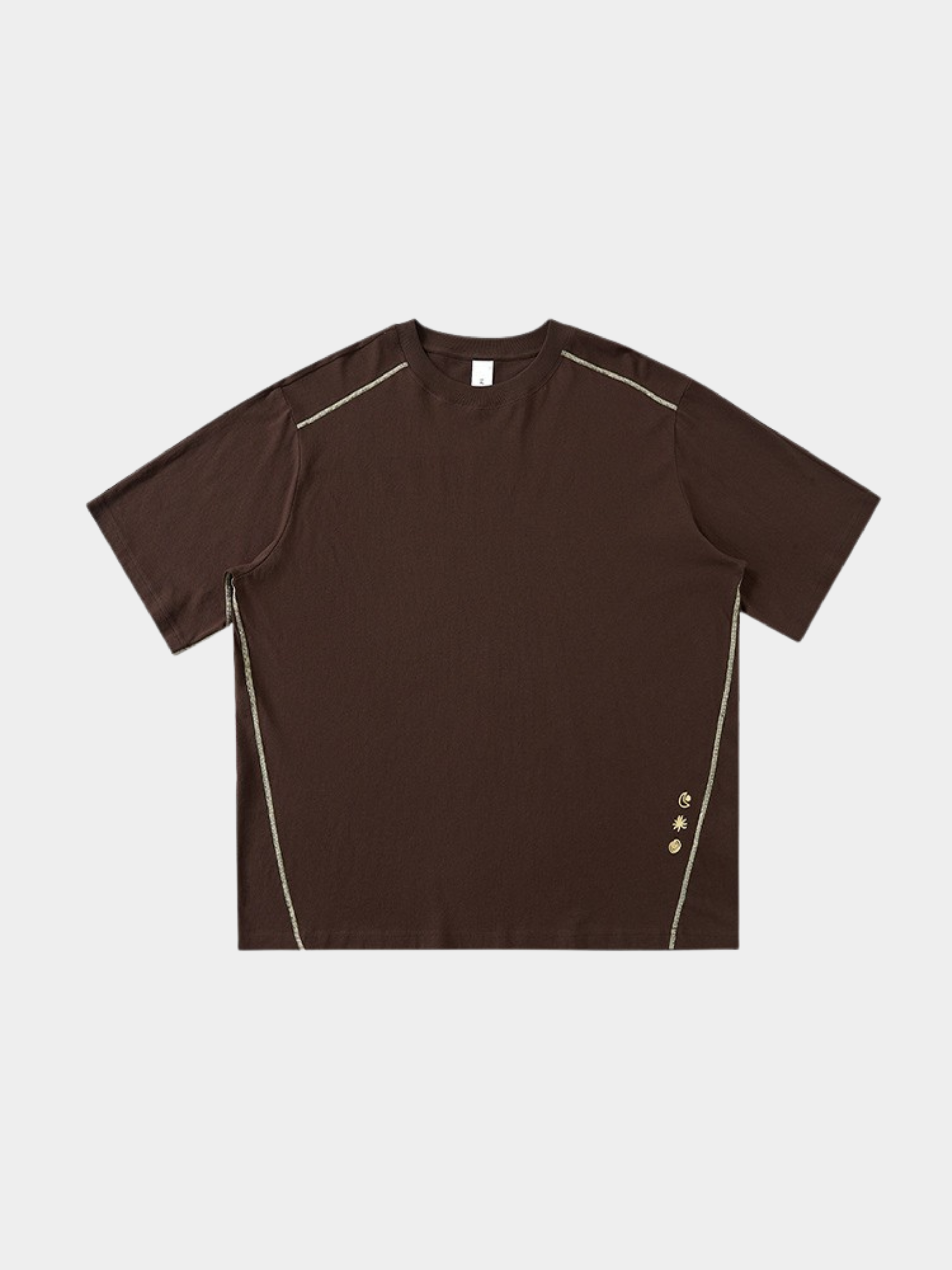 WildDash - Unisex Lightweight & Moisture-Absorbing Contrast Stitch Cotton T-Shirt