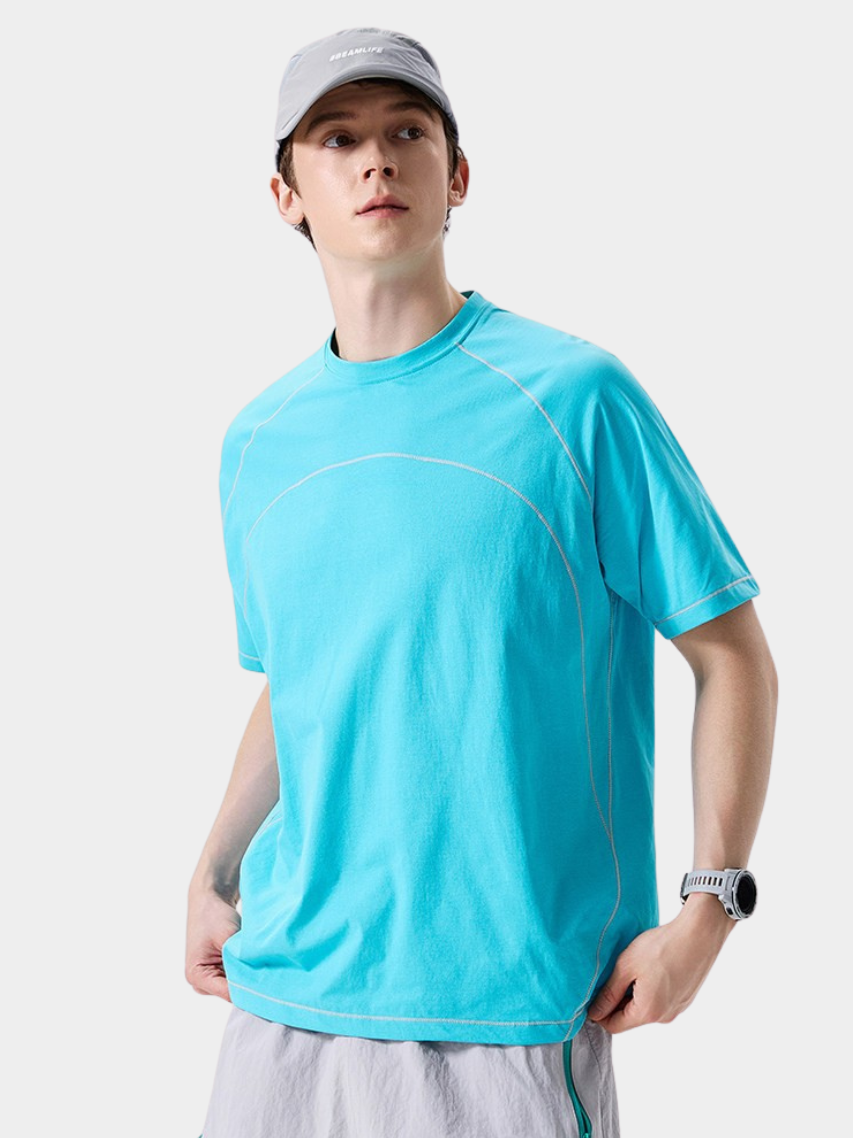 HighCliff - Unisex UPF50+ Protection Quick-Dry Athletic T-Shirt