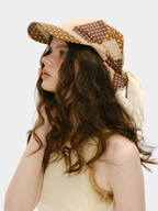 Driftstep - Patchwork Floral Sun Scarf Hat
