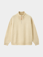 Thistle - Half-Zip High-Neck Knit Sweater