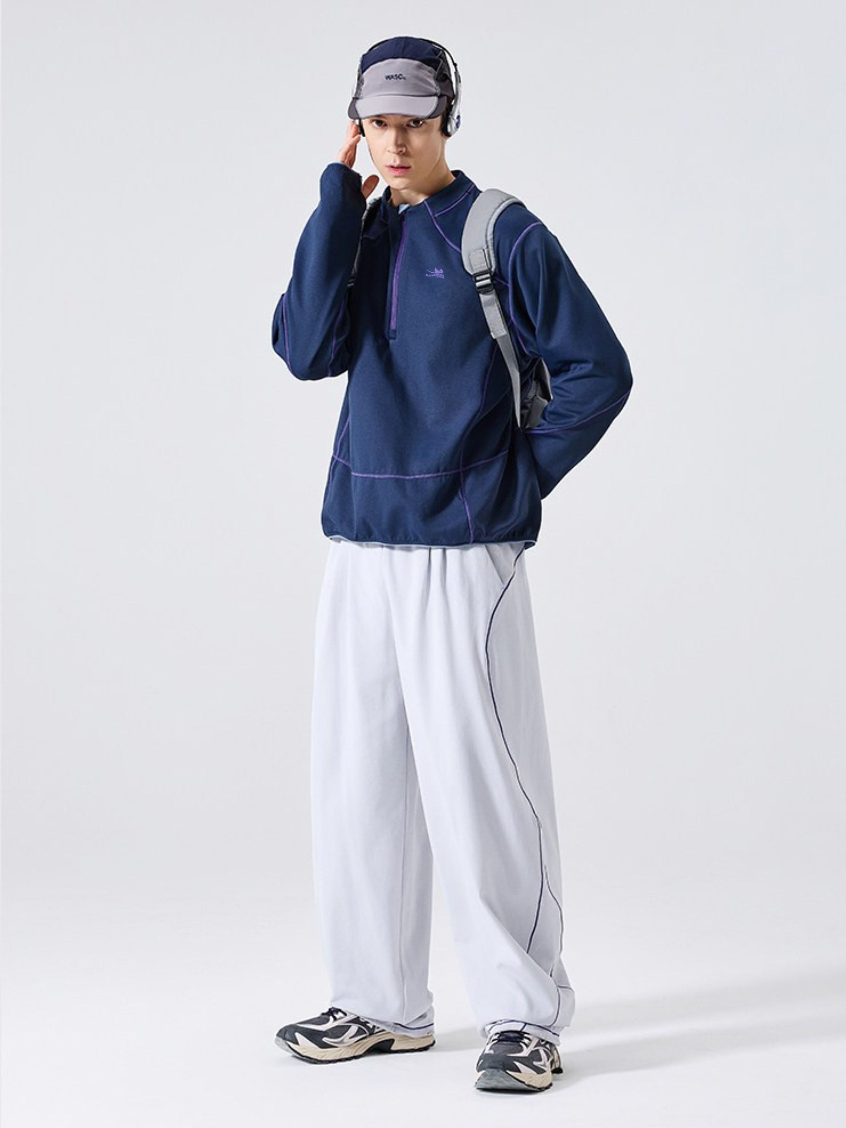 GorgePeak - Antistatic Moisture-Wicking Contrast Long Sleeve