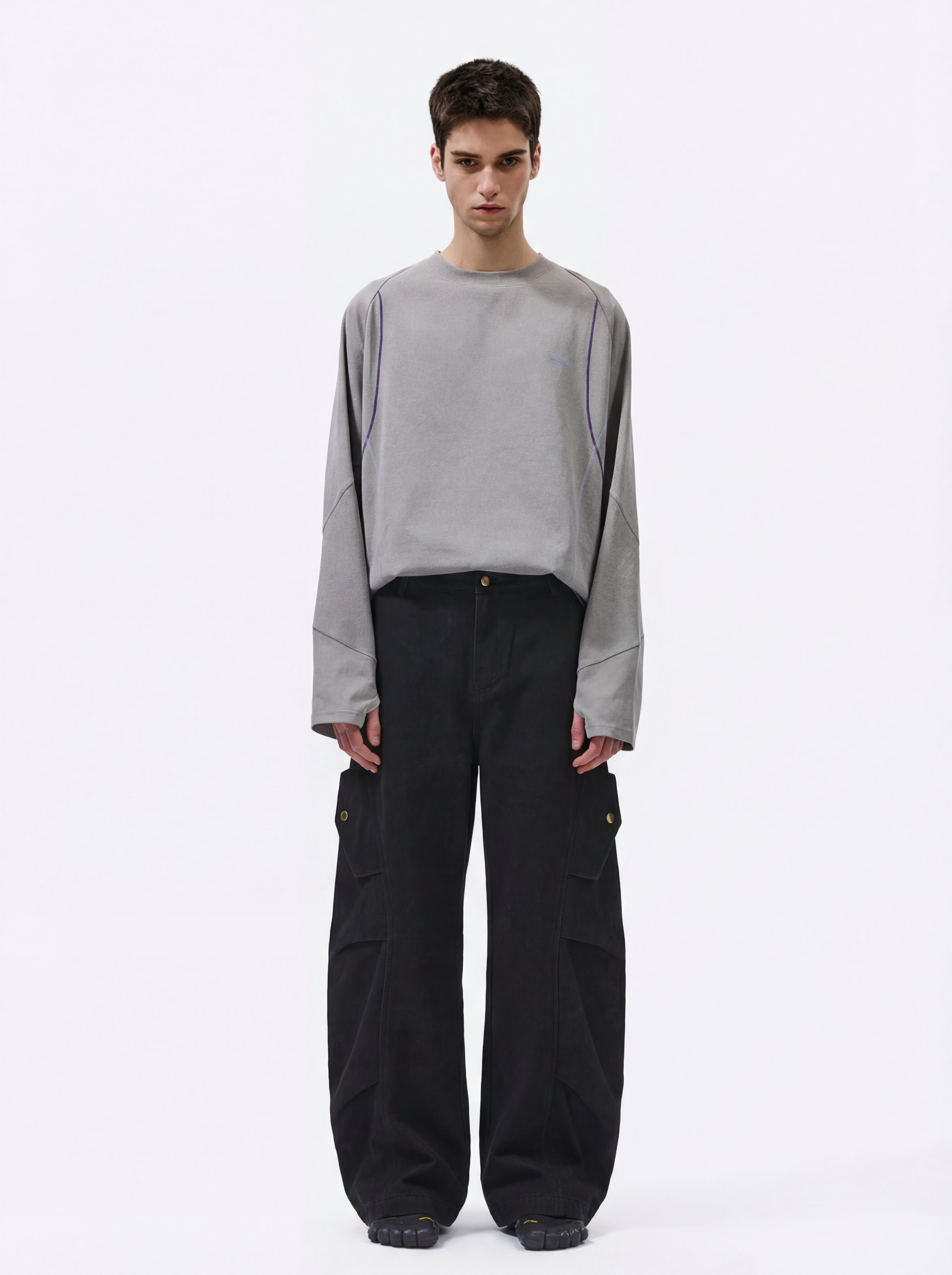 FoxDrop - Unisex Wide-Leg Paratrooper Pants