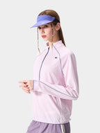 Snappy - Unisex Moisture-Wicking Quick-Dry Half-Zip Long Sleeve T-Shirt