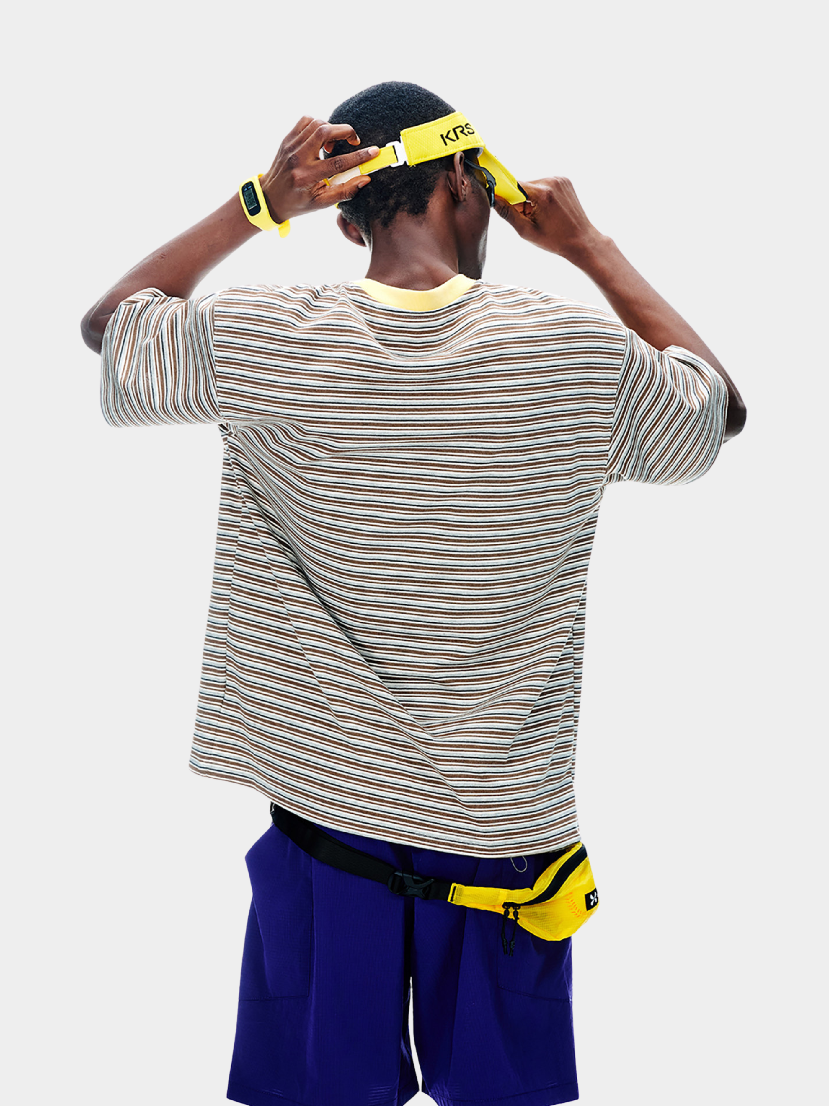 Deertrail - Unisex Heavyweight Contrast Stripe Oversized T-Shirt