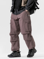 FoxPort - Unisex Loose Fit Fleece-Lined Paratrooper Pants