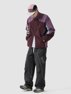 CanyonNest - Unisex Water-Repellent Colorblock Stand Collar Jacket