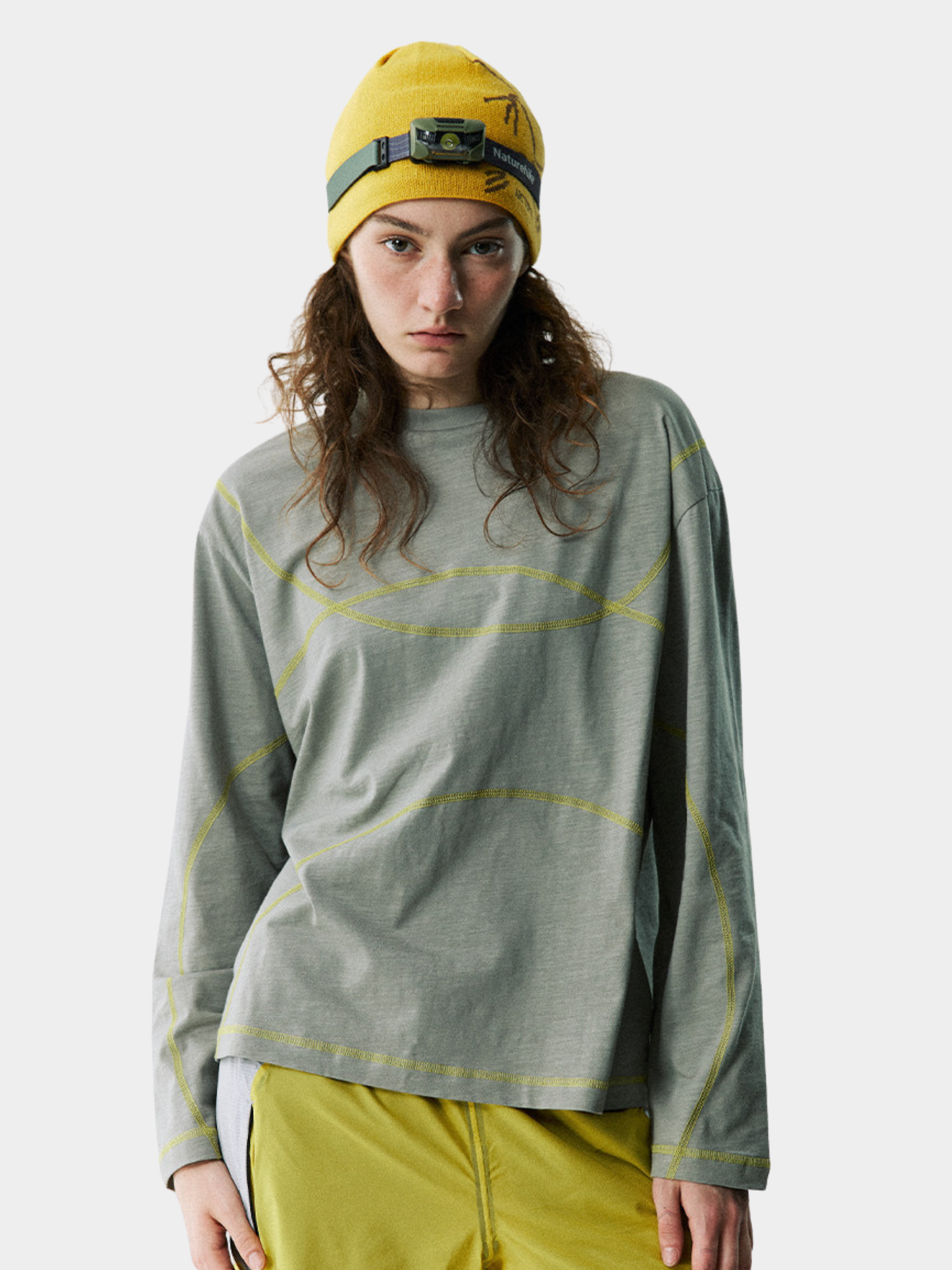 Glacialwind - Slub Cotton Breathable Running Long Sleeve