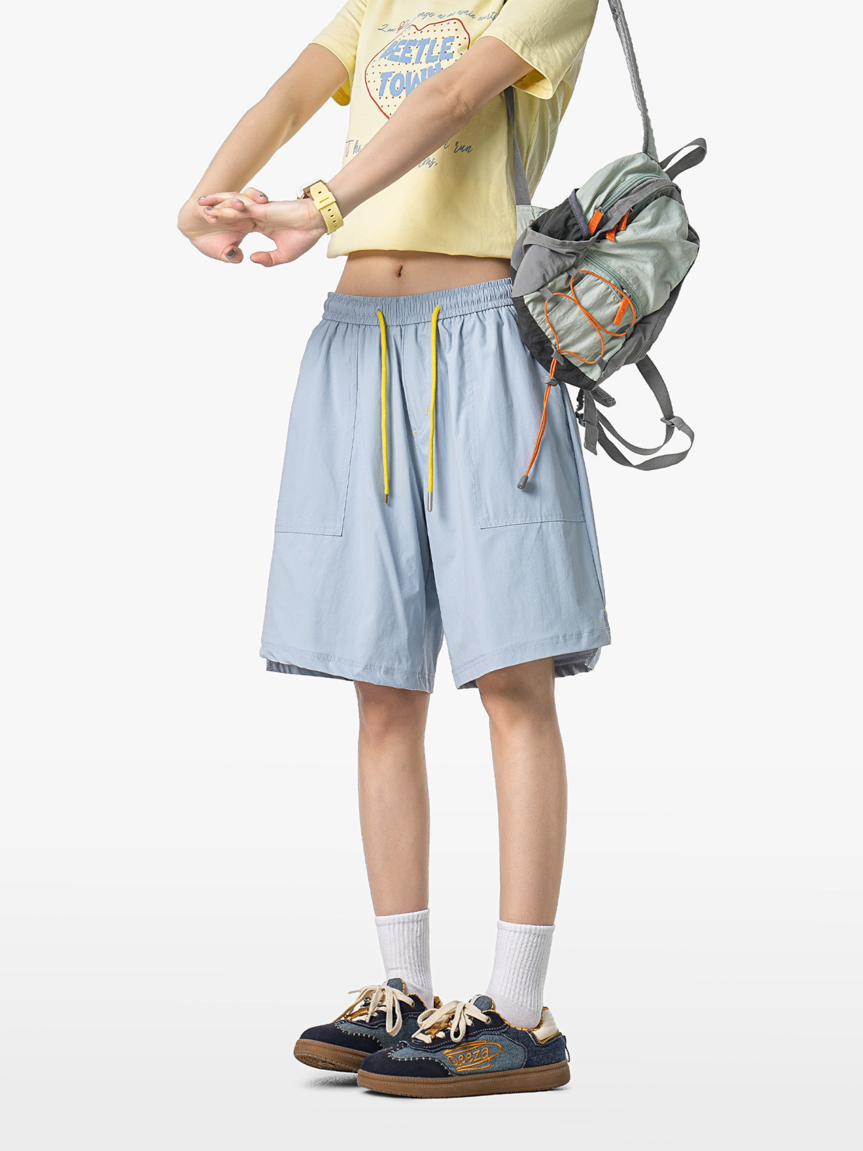 FrostShell - Unisex Cooling Breathable Wide-Leg Shorts