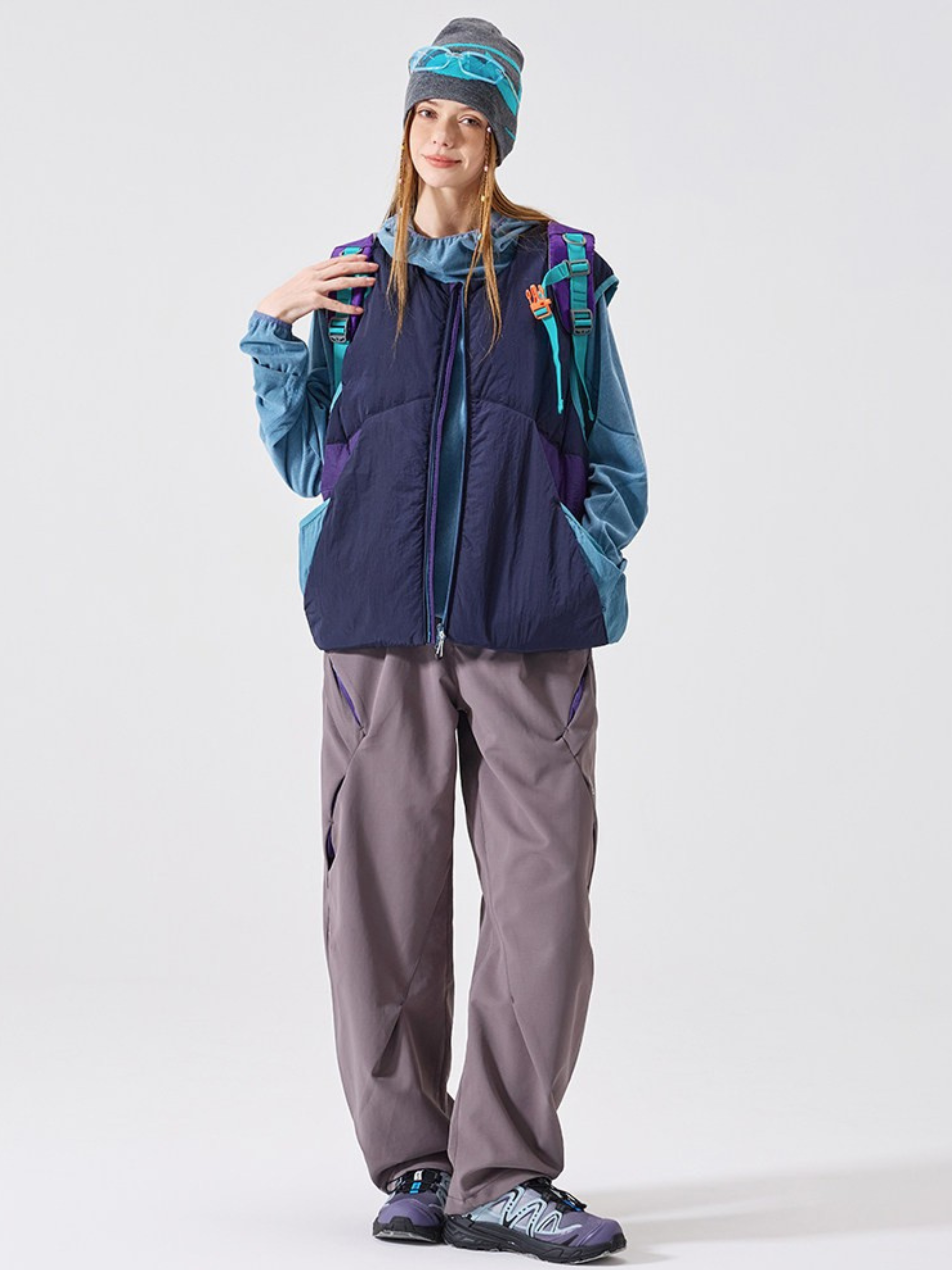 Moonblaze - Unisex Windproof Water-Repellent 90% White Duck Down Vest