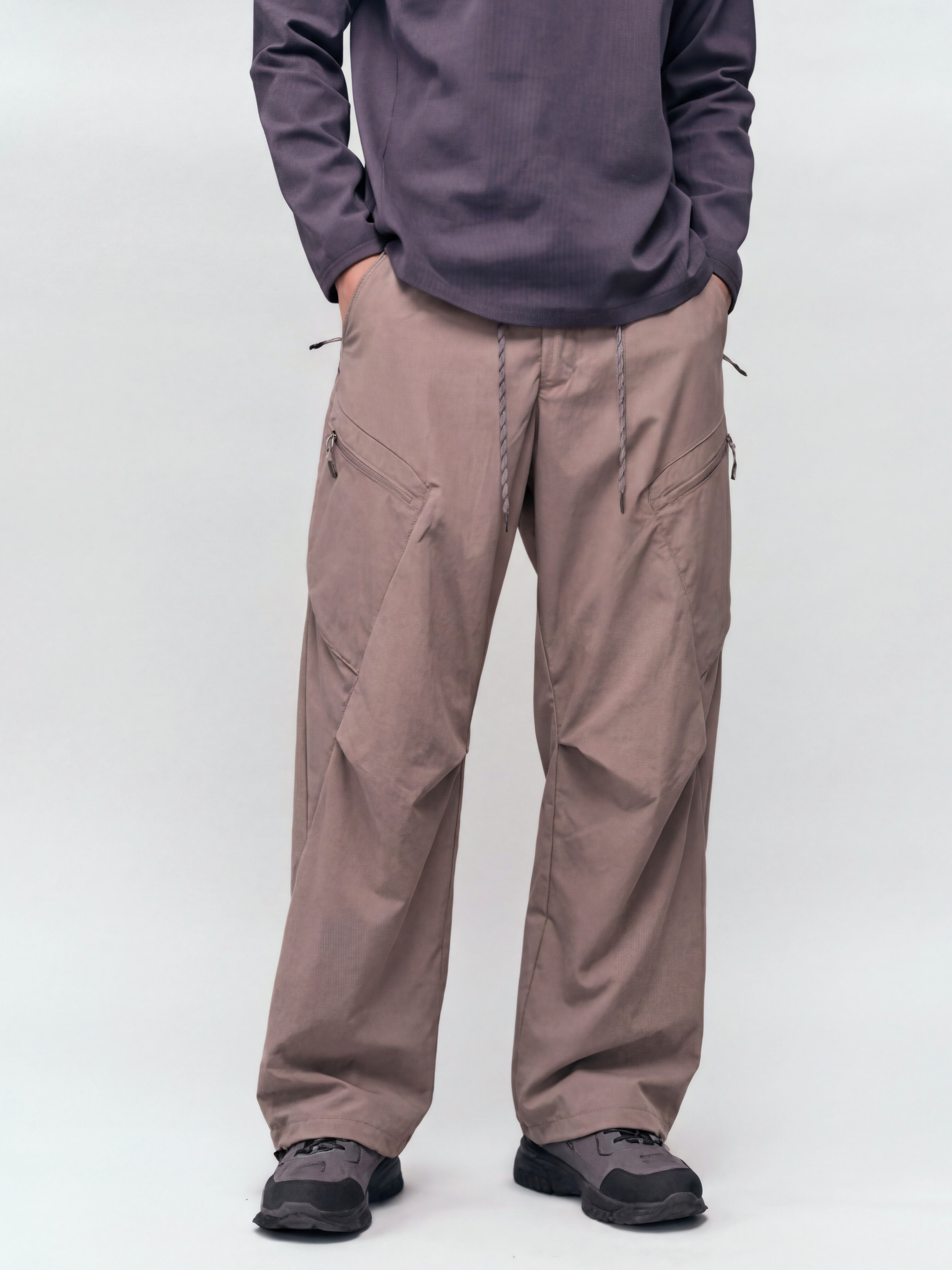 Emberfire - Unisex Water-Repellent Multi-Pocket Drawstring Utility Pants