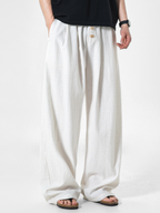 Forestfall - Men's Button-Detail Relaxed Straight-Leg Pants