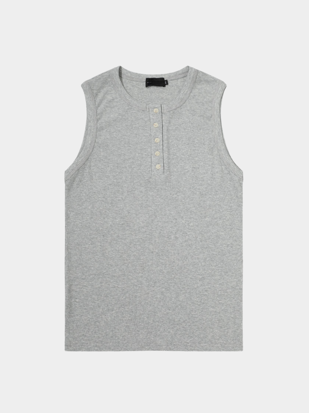 Frostfall - Slim Fit Ribbed Sleeveless Tank Top