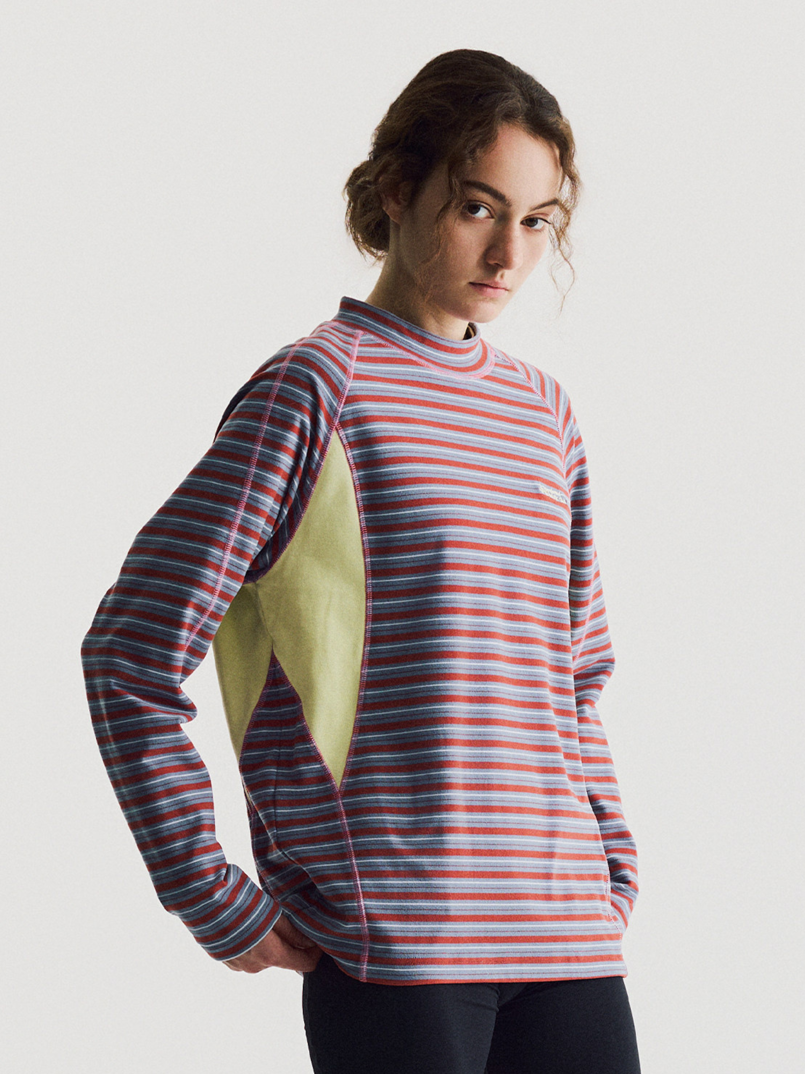 Hallowfall - Unisex Breathable Colorblock Striped Thermal Long Sleeve