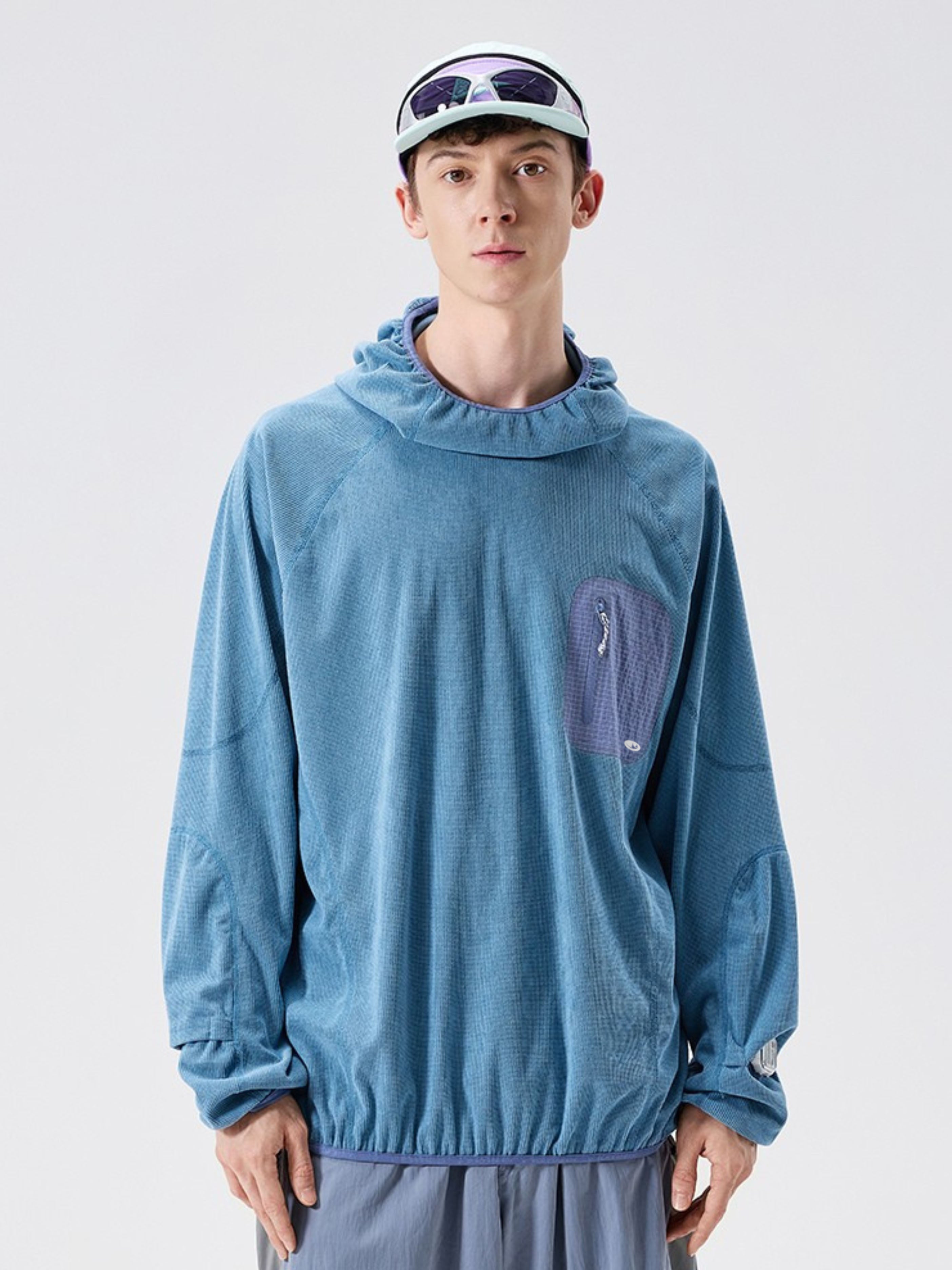 Crag - Moisture-Wicking High Neck Hoodie Base Layer