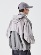 Trailmark - Unisex Colorblock Hooded Windbreaker Jacket