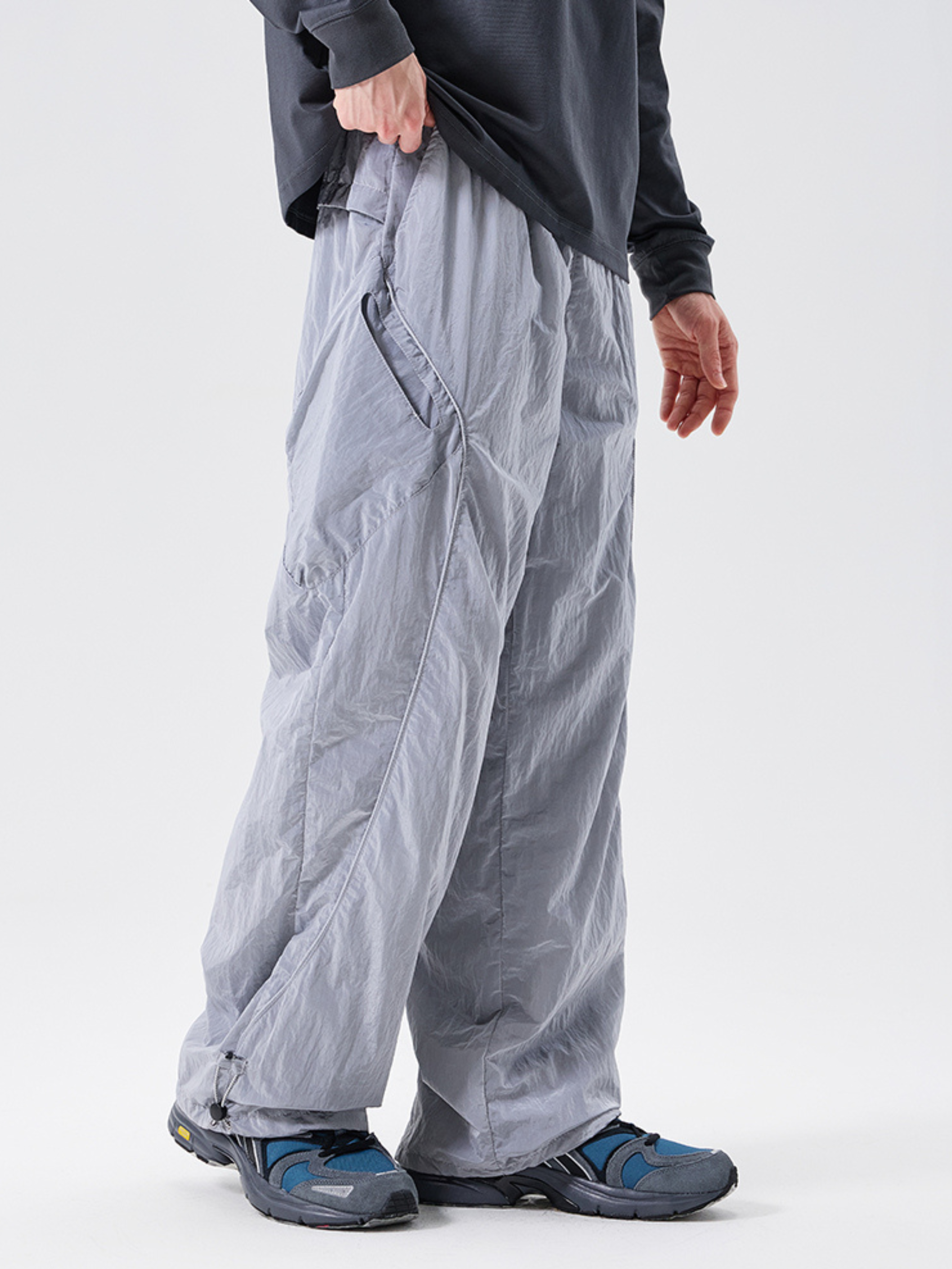 Moonpath - Unisex Metal Nylon 3-Proof Water-Repellent Hiking Pants