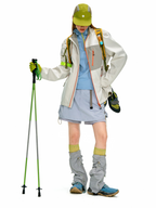 Driftcore - Unisex Teflon Water-Repellent Colorblock Stand Collar Jacket