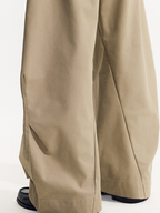 EagleView - Unisex Minimalist Wide-Cut Bamboo Wool Curved Pants