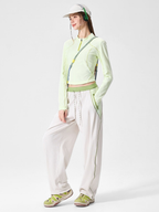 RunFlow - Contrast Stitch Lightweight Quick-Dry Paratrooper Pants