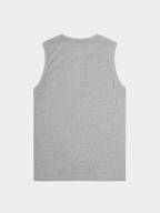 Frostfall - Slim Fit Ribbed Sleeveless Tank Top