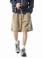 Plackart - triped Lightweight Breathable Shorts