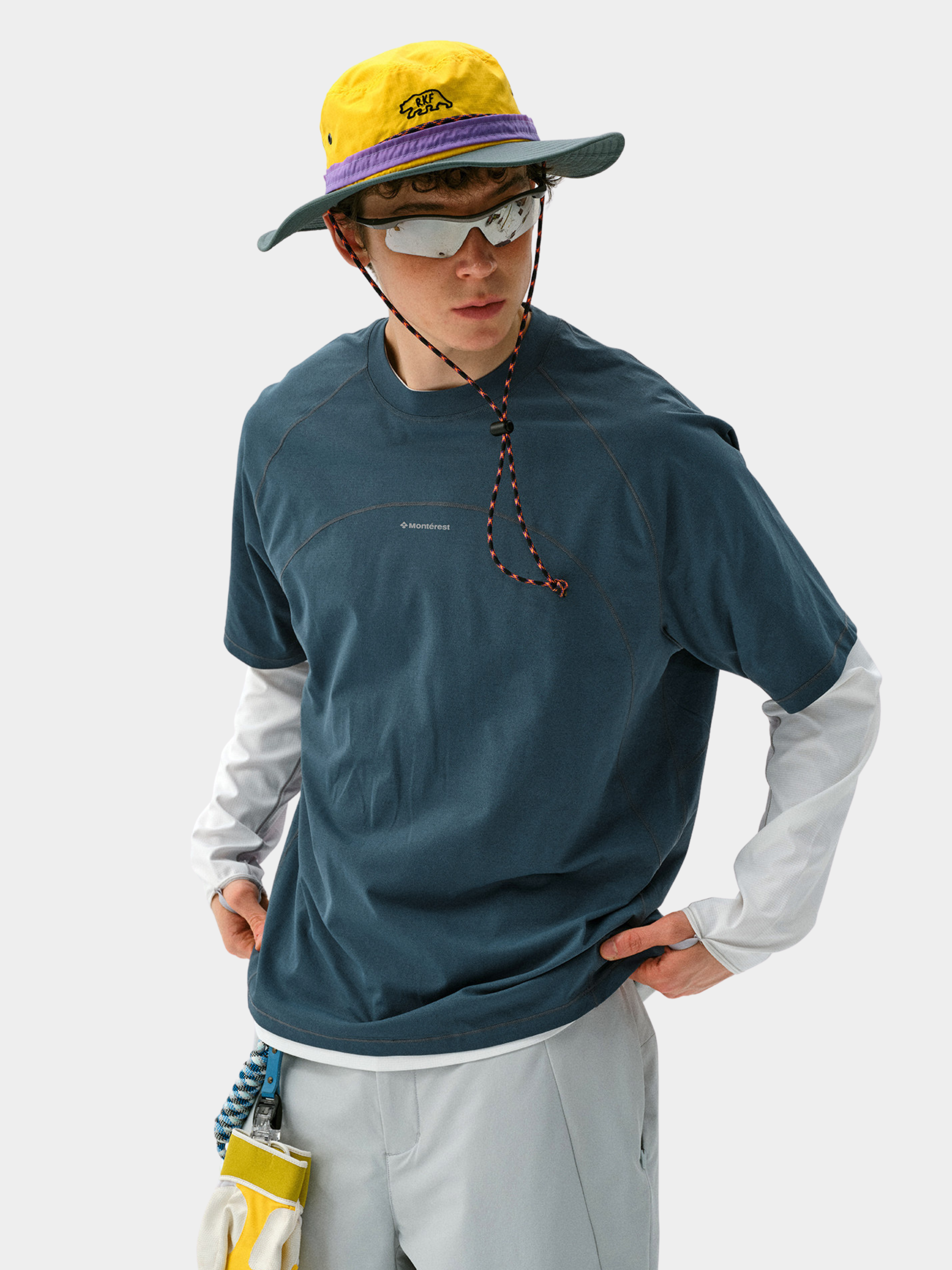 Emberreach - Unisex UPF50+ Moisture-Wicking Antibacterial Crewneck T-Shirt