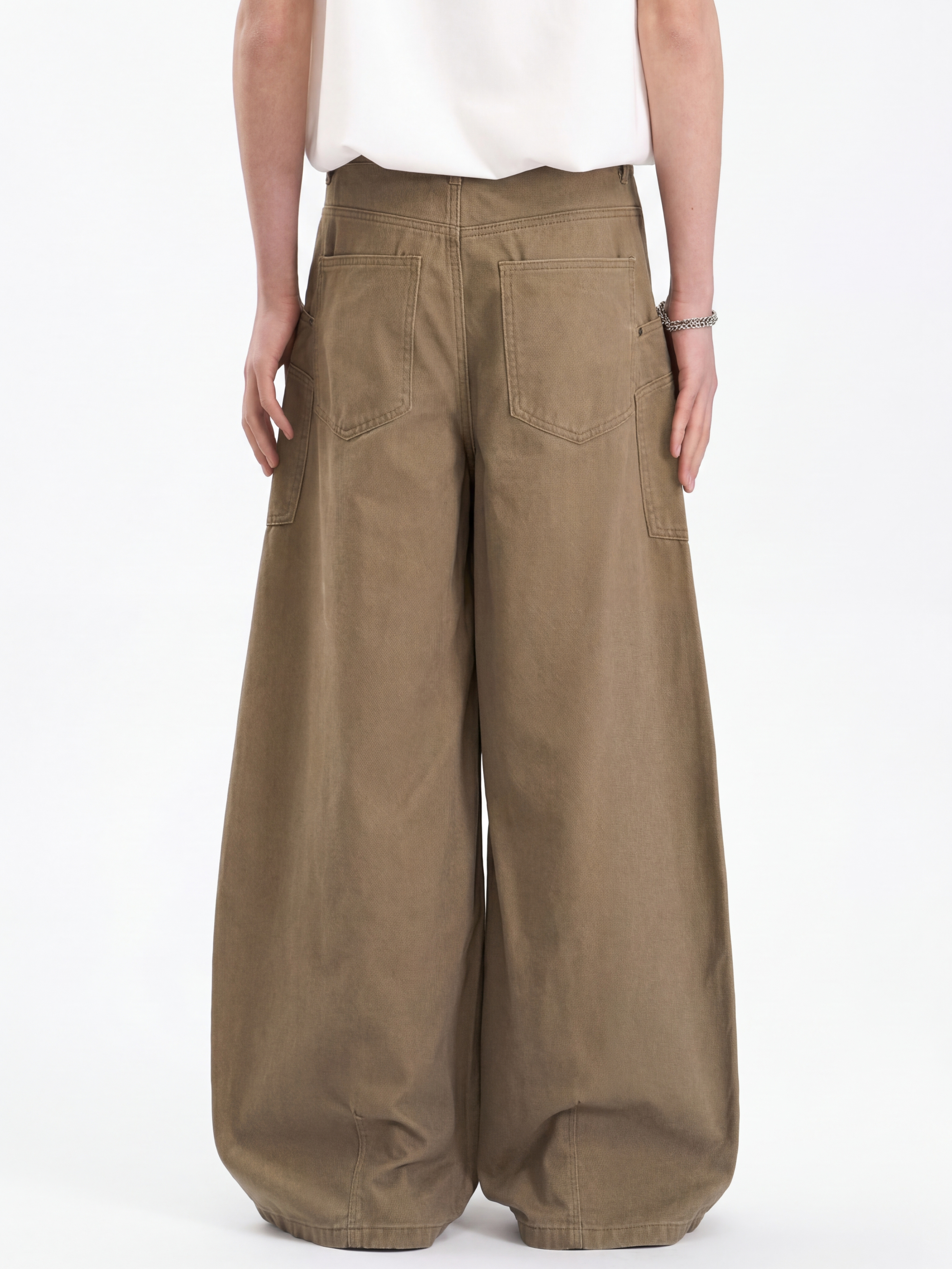 Ironcrest - Men's Washed Cotton Large Pockets Pants