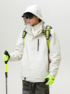 Spirewood - Unisex Water-Repellent 3-in-1 Detachable Hard Shell Jacket