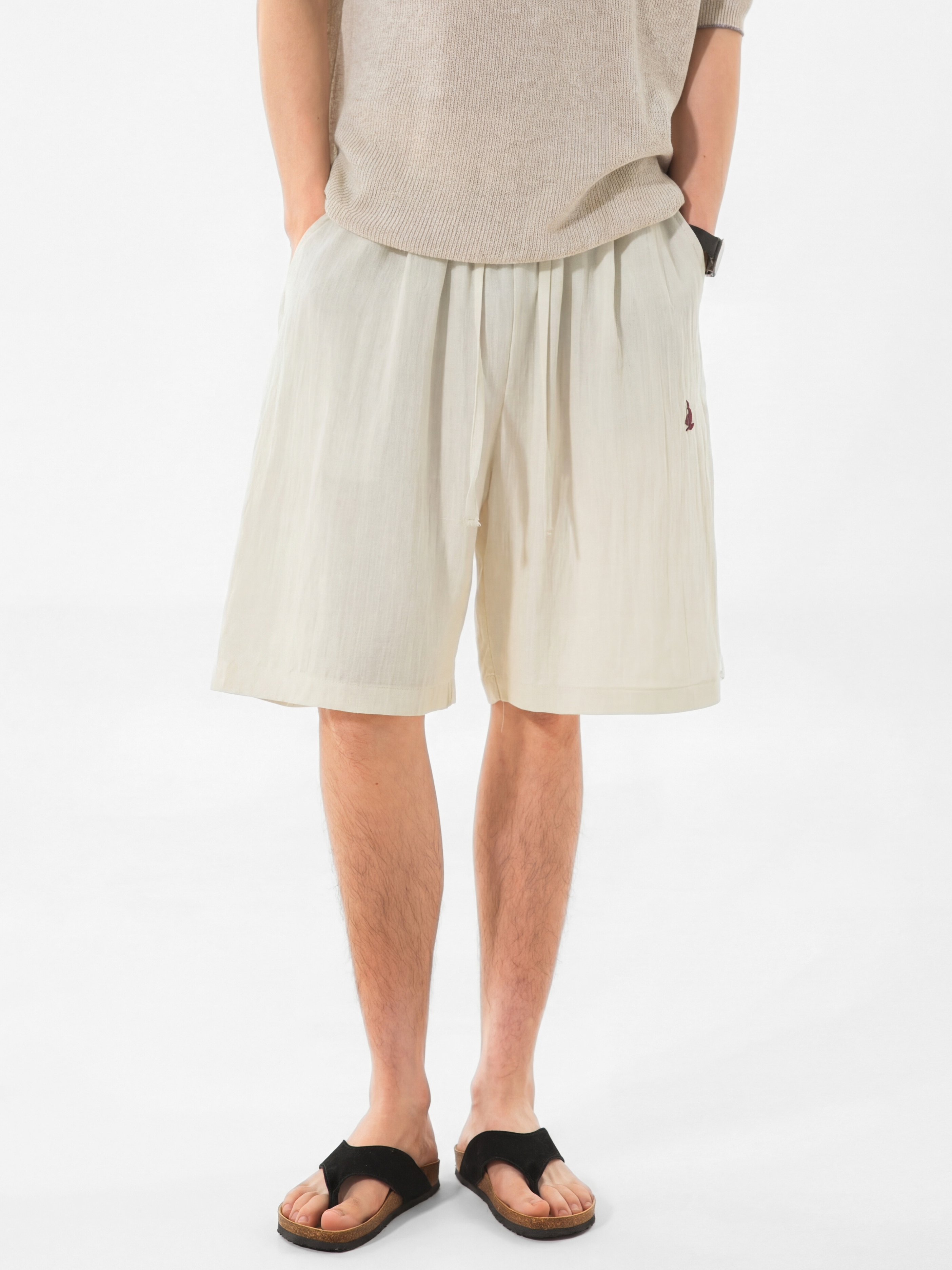 Ironfield - Men's Cooling Linen-Texture Breathable Shorts
