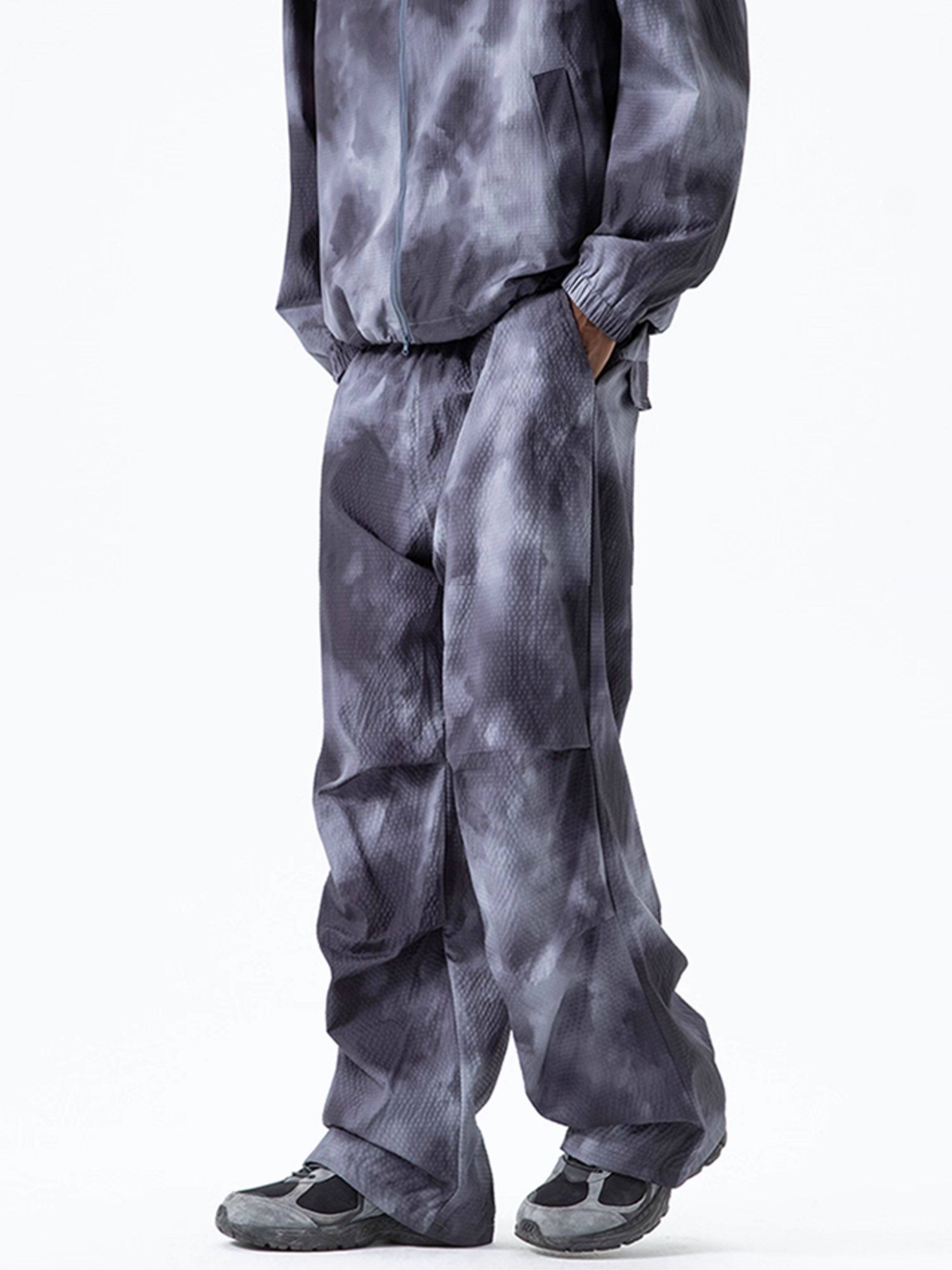 Crimp - Unisex Water-Repellent Tie-Dye Cargo Pants