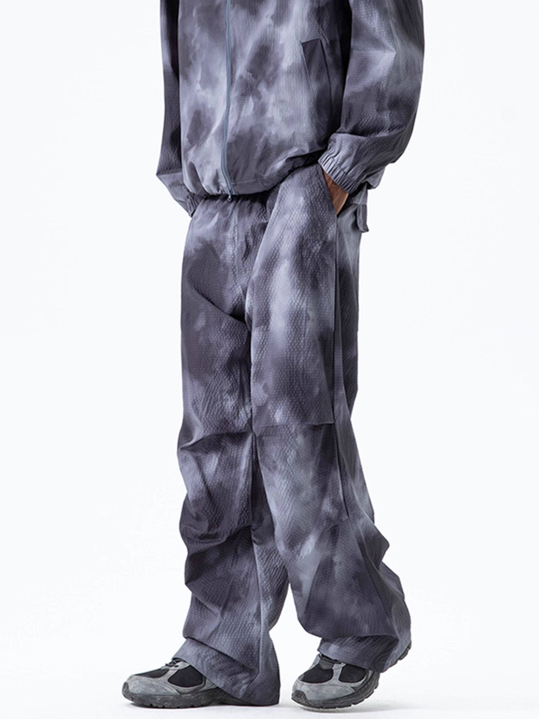 Crimp - Unisex Water-Repellent Tie-Dye Cargo Pants