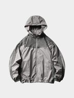 Trailmark - Unisex Colorblock Hooded Windbreaker Jacket