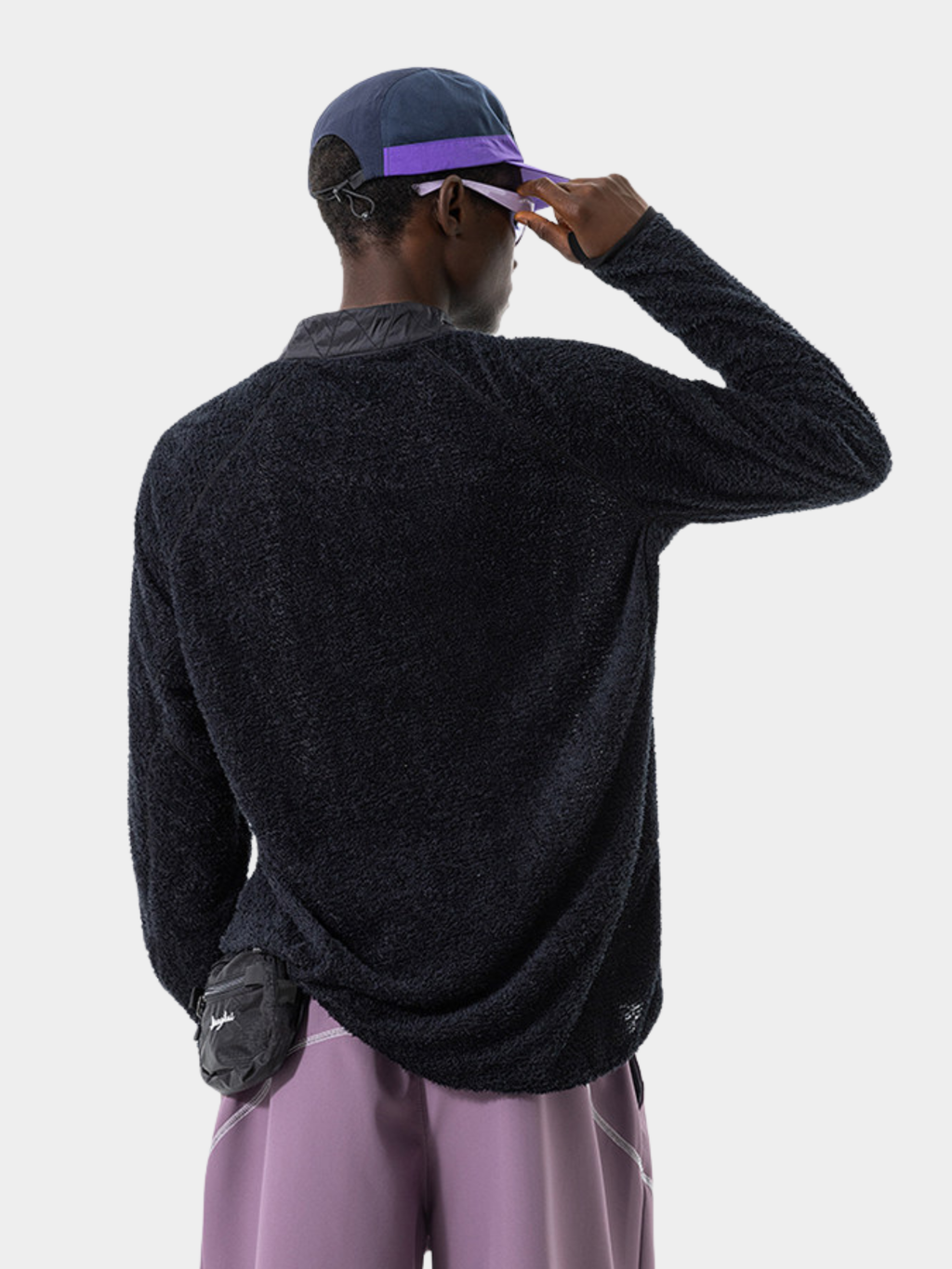 Arcadia - Unisex Half-Zip Fleece Liner Mock Neck Sweatshirt