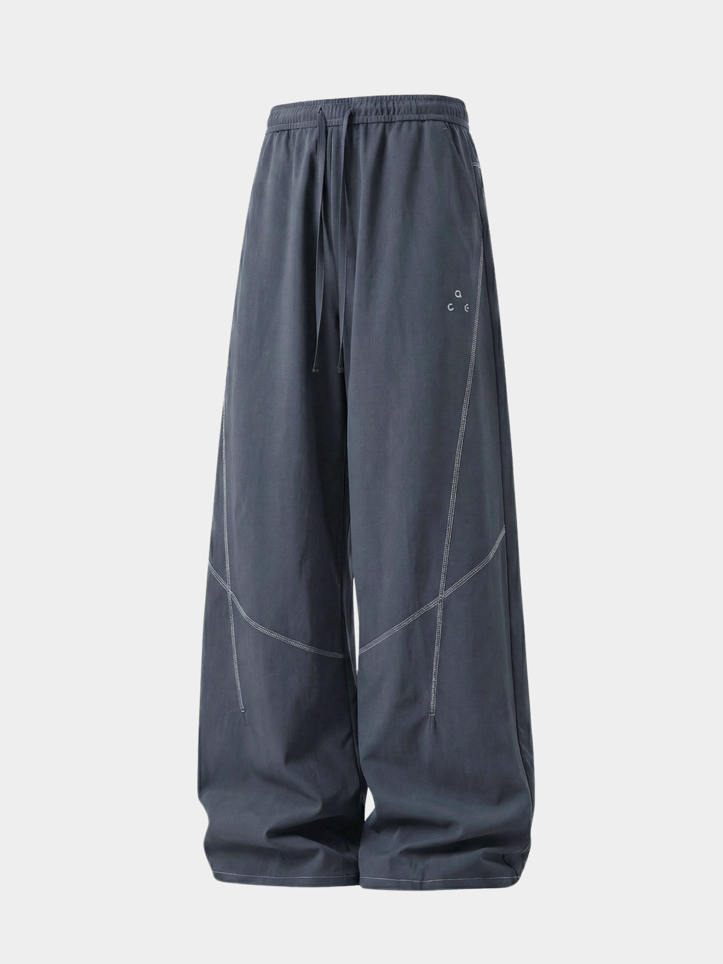 Frostspire - Contrast Cross-Line Adjustable Paratrooper Pants