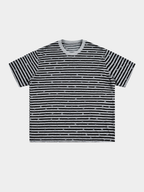 Ashdrift - Unisex Striped Star Lyocell Short Sleeve T-Shirt