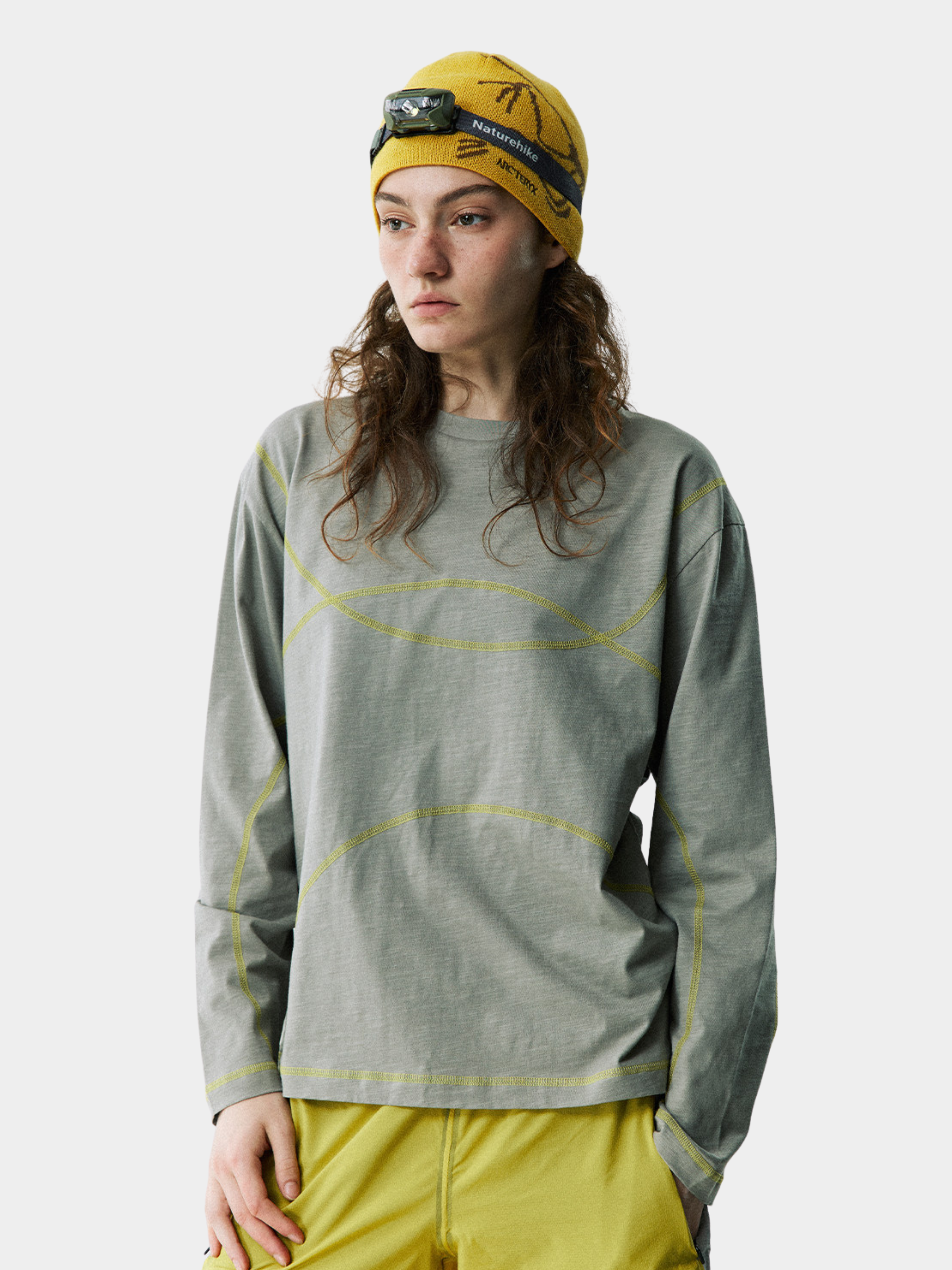 Glacialwind - Slub Cotton Breathable Running Long Sleeve
