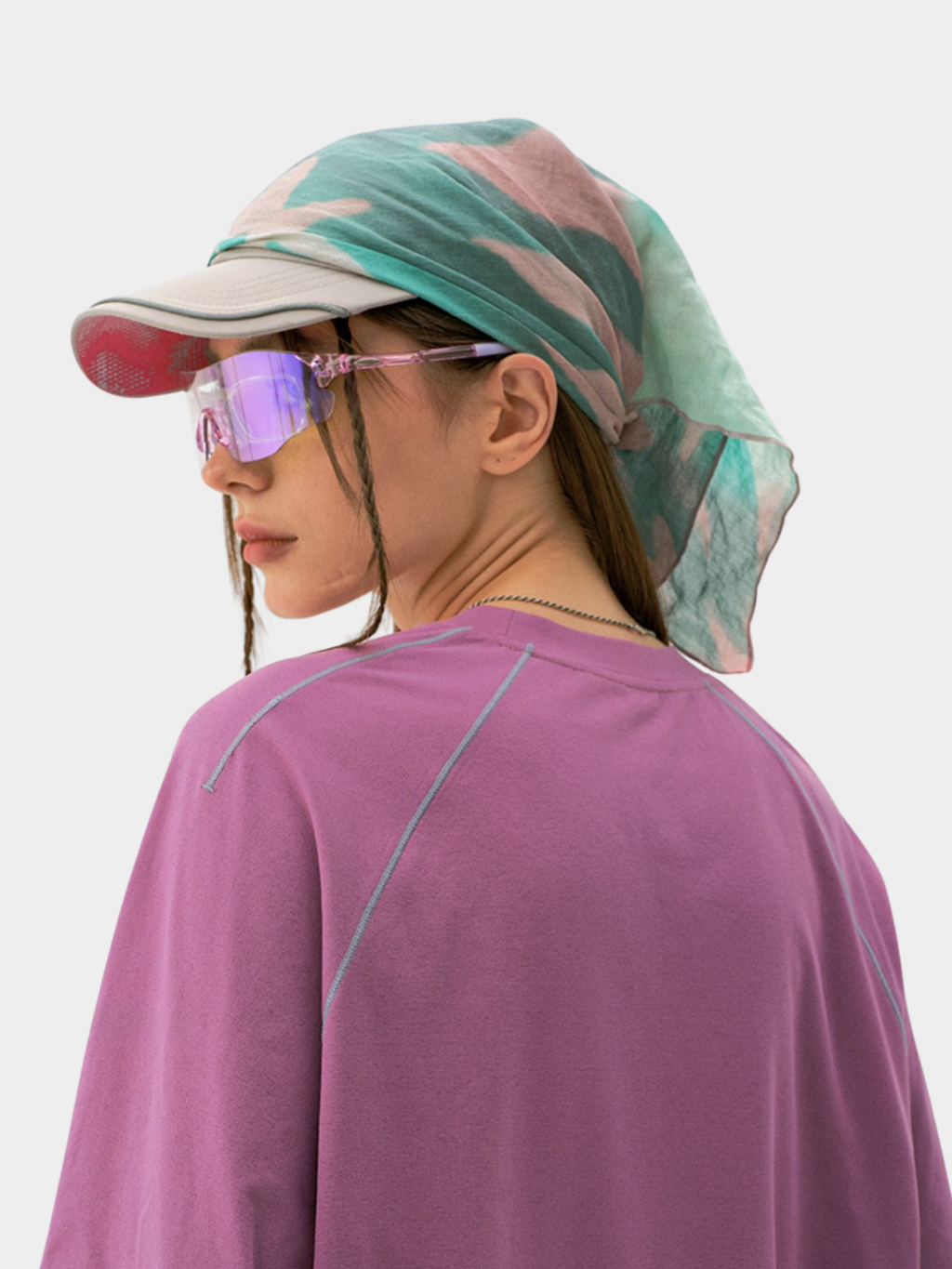 Ravencrest - Ramie-Cotton Abrasion-Resistant Patterned Headscarf