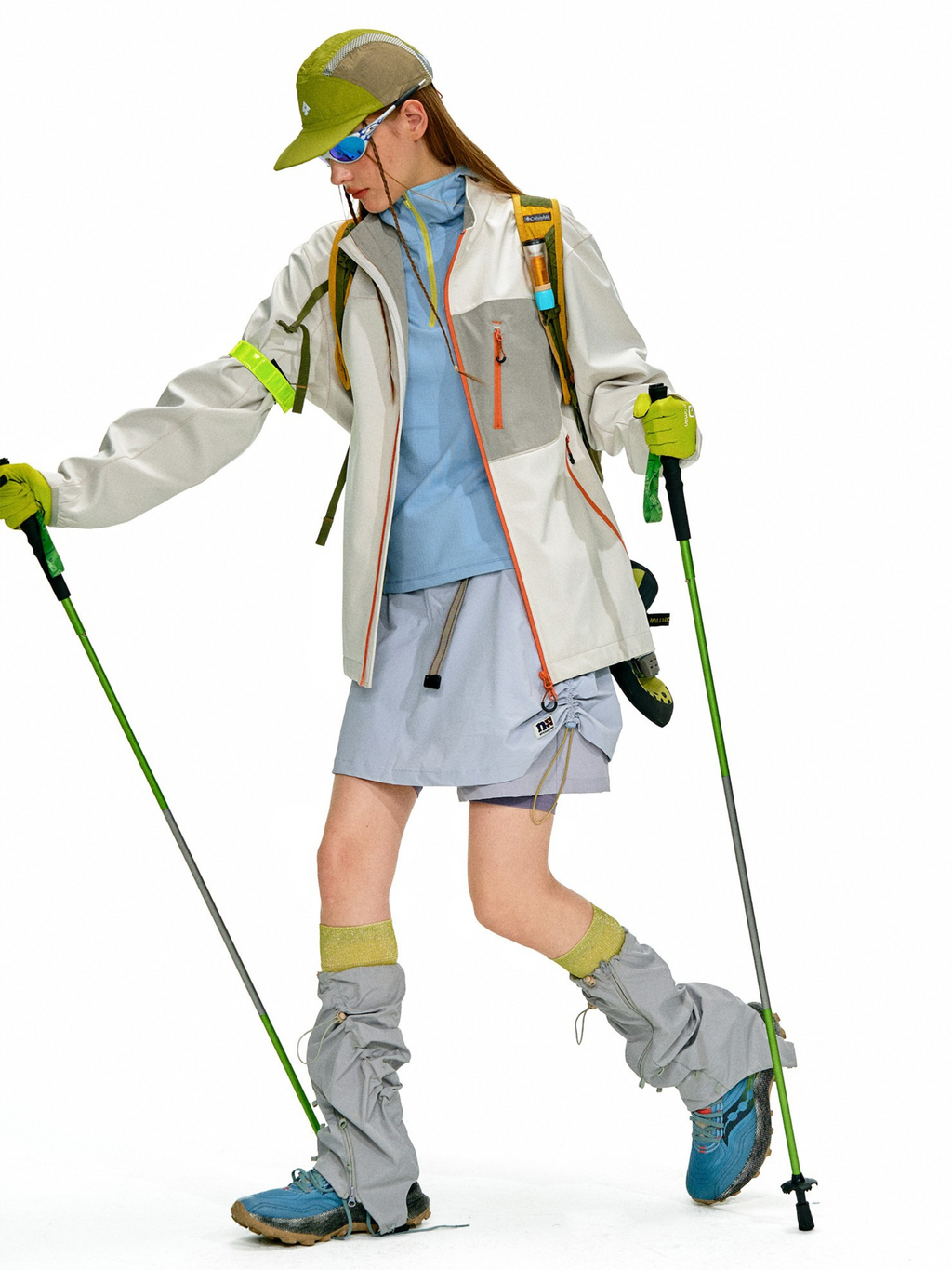 Driftcore - Unisex Teflon Water-Repellent Colorblock Stand Collar Jacket