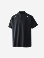 AuraFlow - Men's UPF50+ UV Protection Half-Zip T-Shirt