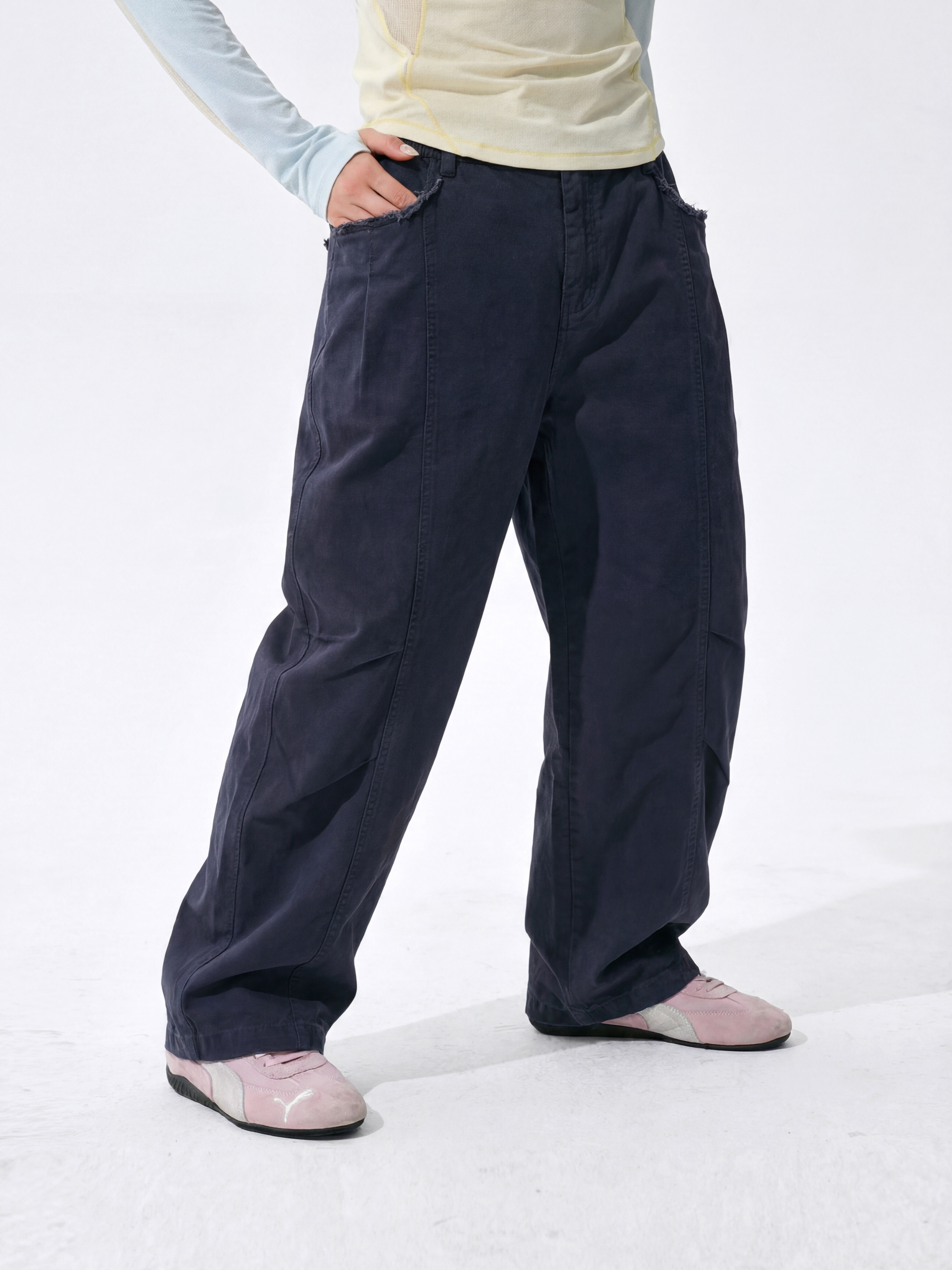 AlpineScope - Durable Cotton Curved Utility Cargo Pants